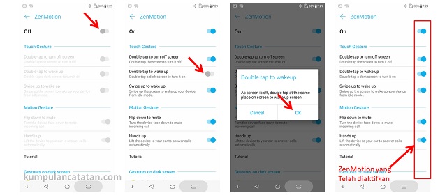 Cara Mengaktfikan ZenMotion ASUS pada Zenfone Live ZA550KL