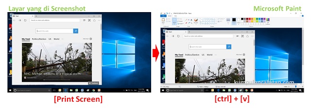 Cara Mengambil Screenshot layar penuh di Windows 10