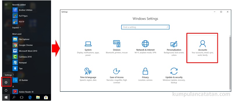 Cara Menambahkan User Account di Windows 10