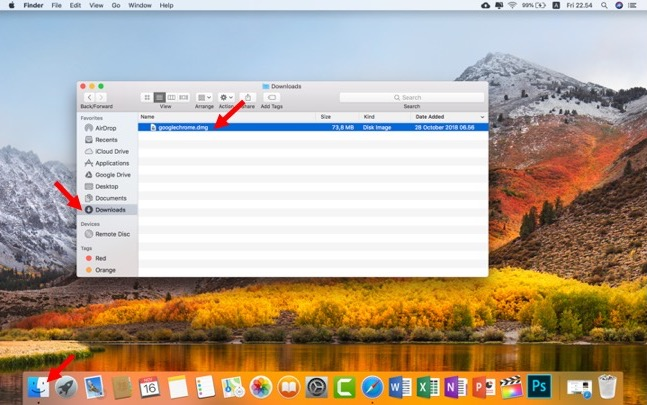 Install Aplikasi Macbook (Mac OS) – file dmg