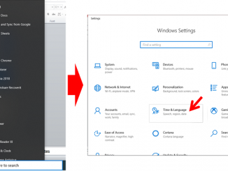 Cara Merubah Jam dan Tanggal di Windows 10 dengan menu setting